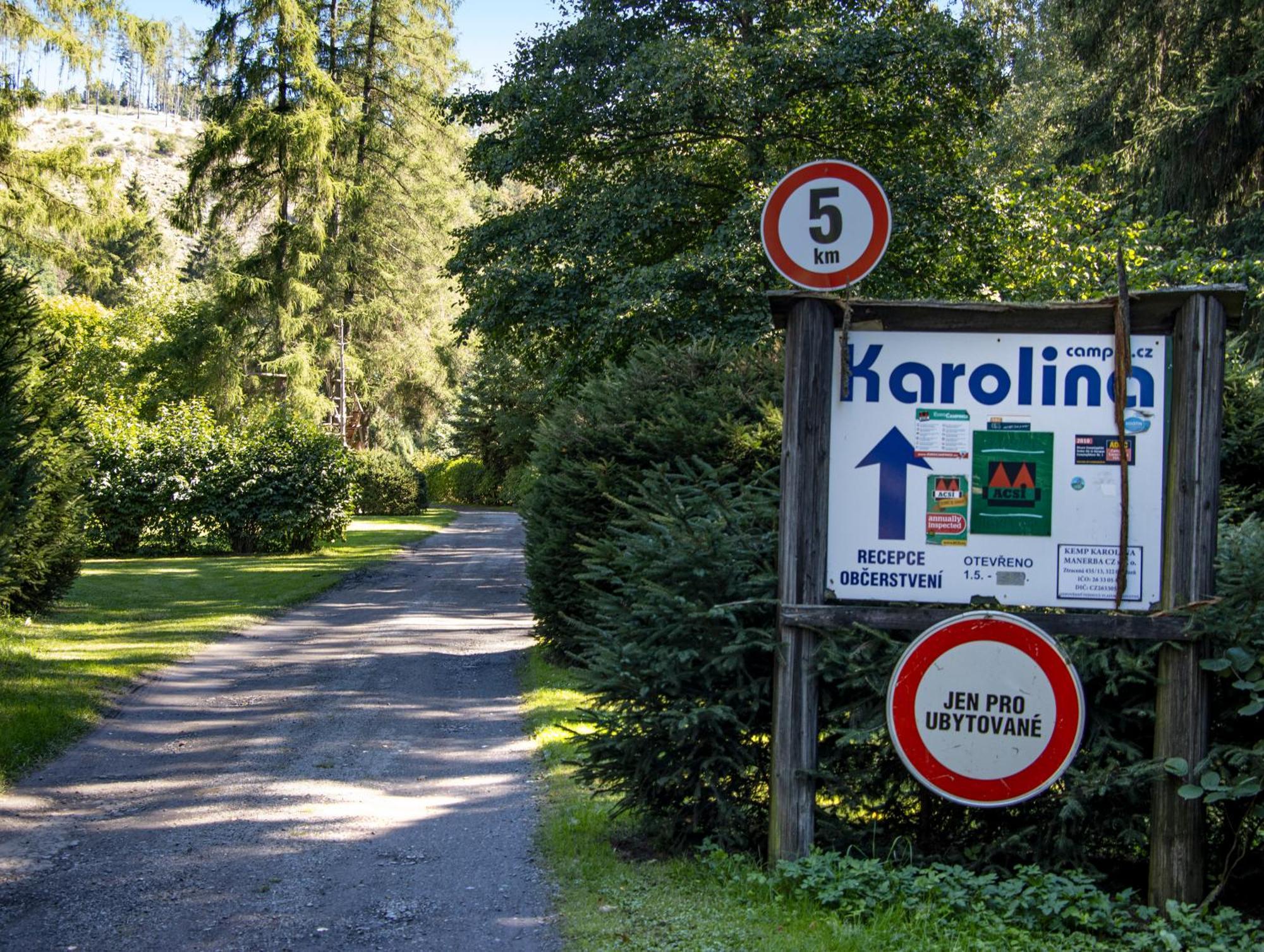 Camping Karolina Hotel Planá Buitenkant foto